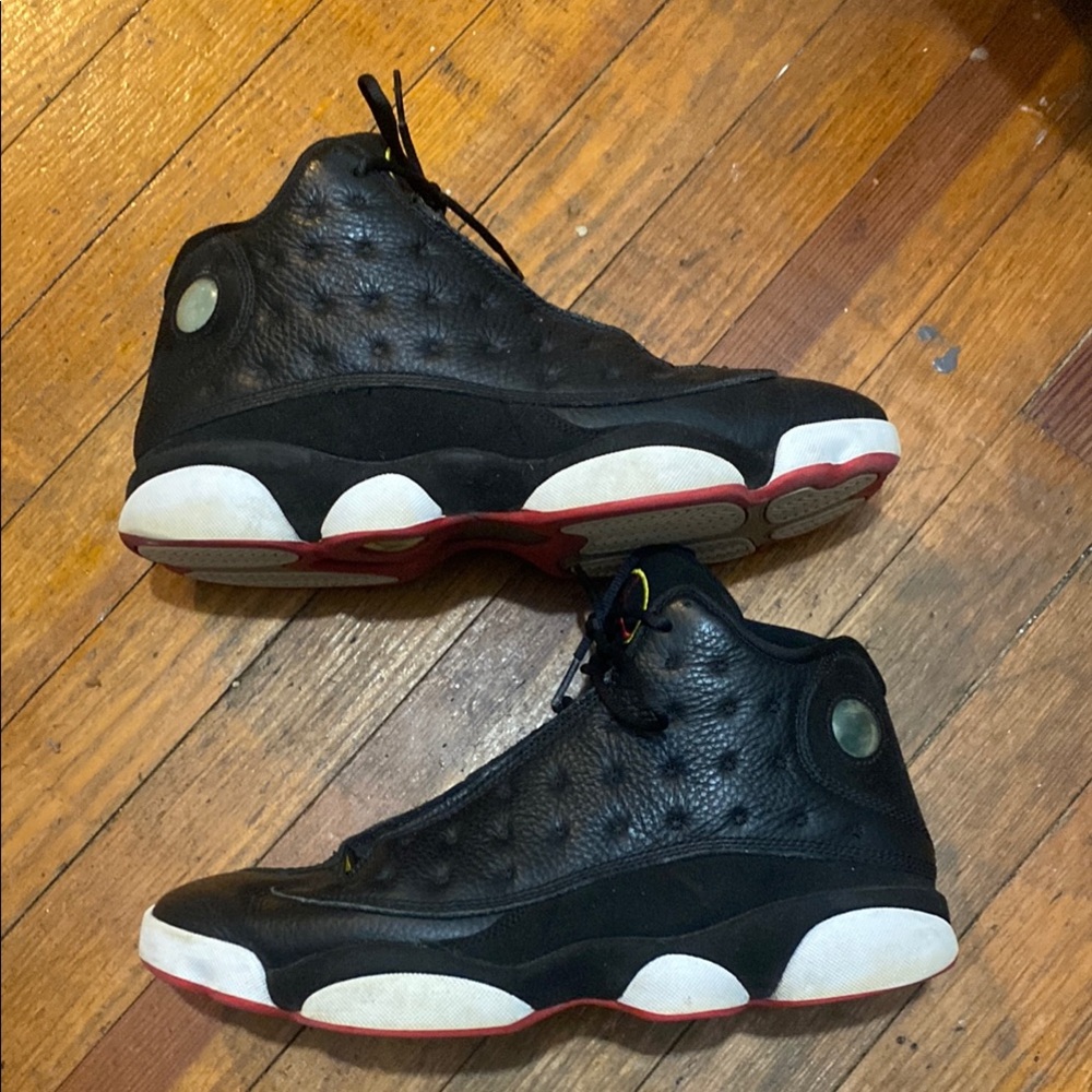 Black and White High-Top Sneakers